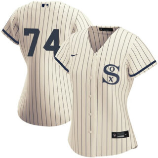 Women's Chicago White Sox Field of Dreams #74 Eloy Jimenez Cream Jersey