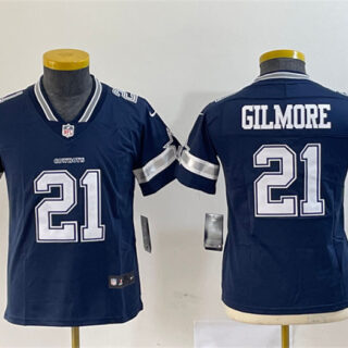Women's Dallas Cowboys #21 Stephon Gilmore Navy Vapor Untouchable Stitched Football Jersey(Run Smalluff09
