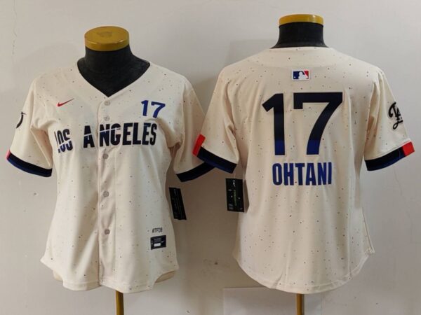 Women's Los Angeles Dodgers #7 Julio Urías Cream Stitched Baseball Jerseys