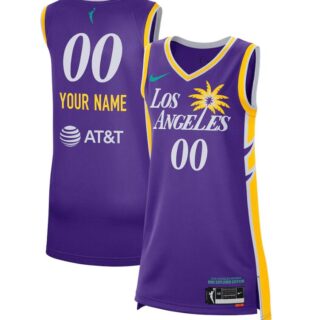Women's Los Angeles Sparks Active Player Custom Purple 2021 Explorer Edition Victory Stitched Jersey