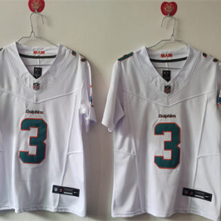 Women's Miami Dolphins #3 Odell Beckham Jr. White F.U.S.E Vapor Untouchable Stitched Jersey(Run Small)