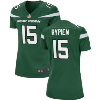Women's New York Jets #15 Brett Rypien Green Stitched Football Jersey(Run Small)