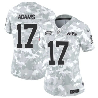 Women's New York Jets #17 Davante Adams 2024 F.U.S.E Arctic Camo Salute To Service Limited Stitched Jersey(Run Small)