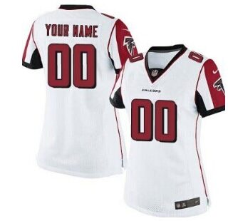 Women's Nike Atlanta Falcons Customized White Jersey