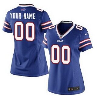 Women's Nike Buffalo Bills Customized Light Blue Jersey