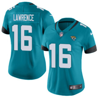 Women's Nike Jaguars #16 Trevor Lawrence Teal Green Alternate Women's Stitched NFL Vapor Untouchable Limited Jersey
