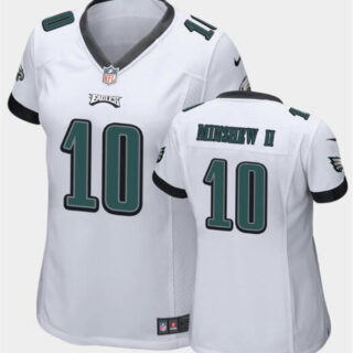 Women's Philadelphia Eagles #10 Gardner Minshew II White Vapor Untouchable Limited Stitched Football Jersey(Run Small)
