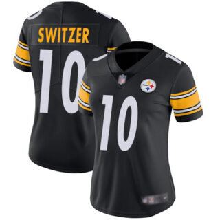 Women's Pittsburgh Steelers #10 Ryan Switzer Limited Home Black Jersey
