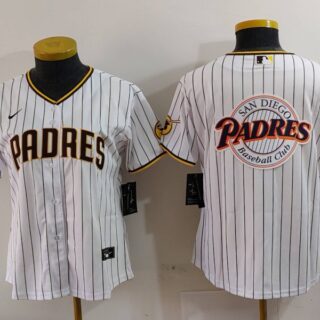 Women's San Diego Padres Big Logo Cool Base Stitched Baseball Jerseys