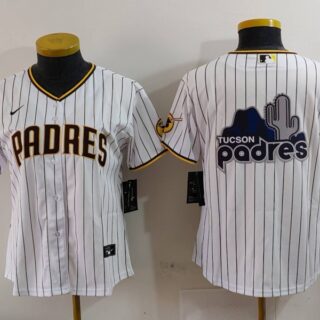Women's San Diego Padres Big Logo Cool Base Stitched Baseball Jerseys