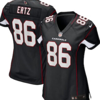 Women Arizona Cardinals #86 Zach Ertz Black Vapor Limited Jersey