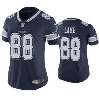 Women Cowboys #88 CeeDee Lamb Navy Blue Team Color Men's Stitched NFL Vapor Untouchable Limited Jersey