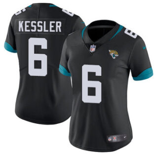 Women NFL Nike Jacksonville Jaguars #6 Cody Kessler Black Vapor Untouchable Limited Jersey