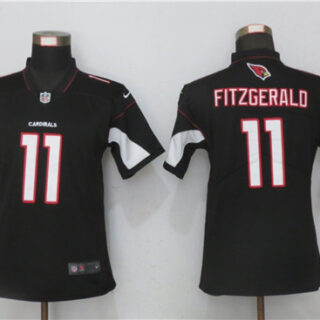 Women Nike Arizona Cardinals #11 Larry Fitzgerald Black 2020 Vapor Untouchable Jersey