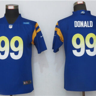 Women Nike Rams 99 Aaron Donald Royal 2020 New Vapor Untouchable Limited Jersey