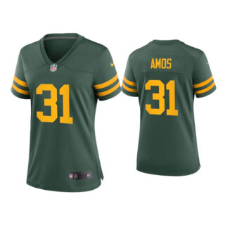 Women Packers #31 Adrian Amos Alternate Game Green Jersey