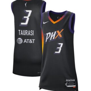 Women Phoenix Mercury #3 Diana Taurasi Black 2024 Rebel Edition Stitched Jersey