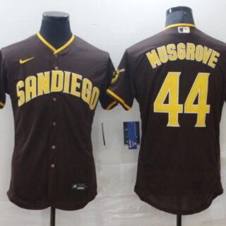 Women's San Diego Padres 44 Musgrove brown Elite Nike MLB Jersey