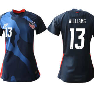 Women's USA #13 Williams Away Jersey