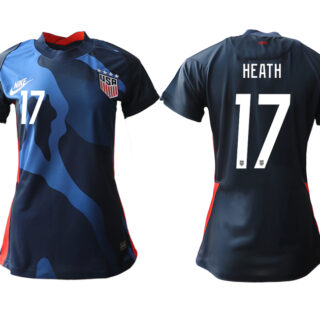 Women's USA #17 Heath Away Jersey