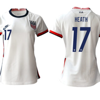 Women's USA #17 Heath Home Jersey