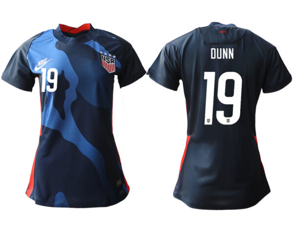 Women's USA #19 Dunn Away Jersey