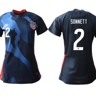 Women's USA #2 Sonnett Away Jersey