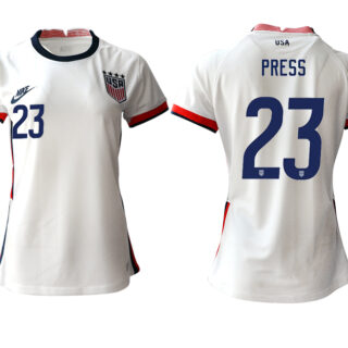 Women's USA #23 Press Home Jersey