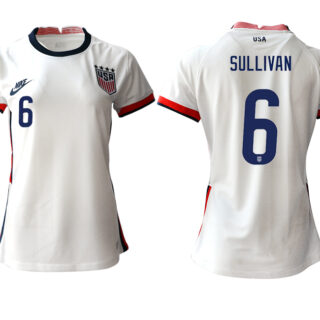 Women's USA #6 Sullivan Home Jersey