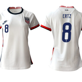 Women's USA #8 Ertz Home Jersey