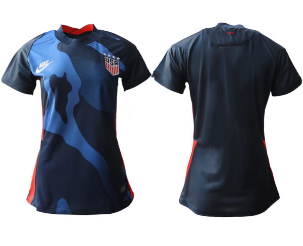 Women's USA Away Blank Jersey