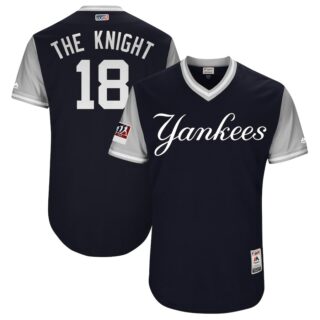 Yankees 18 Didi Gregorius The Knight Navy 2018 Players' Weekend Authentic Team Jersey