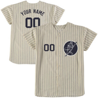 Yankees Cream Men's Customized New Design Jersey