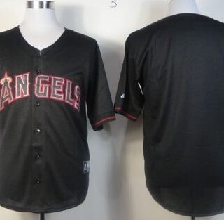 Youth's Los Angels Customized Black Fashion Customized Jersey