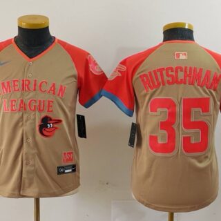 Youth American League #35 Adley Rutschman Cream 2024 All-Star Limited Stitched Jerseys