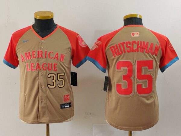Youth American League #35 Adley Rutschman Cream 2024 All-Star Limited Stitched Jerseys