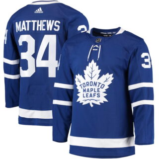 Youth Auston Matthews #34 Toronto Maple Leafs adidas Home Primegreen Authentic Player Jersey - Blue