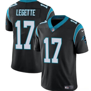 Youth Carolina Panthers #17 Xavier Legette Black Vapor Limited Stitched Football Jersey