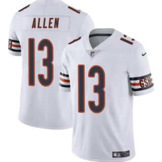 Youth Chicago Bears #13 Keenan Allen White Vapor Stitched Football Jersey