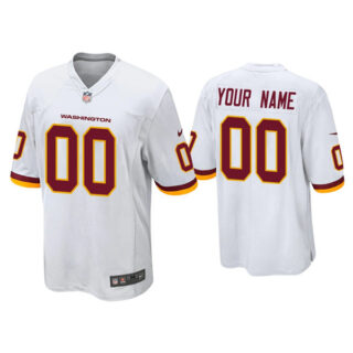 Youth Custom Washington White Game Jersey