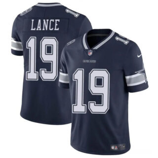 Youth Dallas Cowboys #19 Trey Lance Navy Vapor Untouchable Limited Stitched Football Jersey