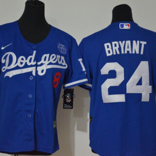 Youth Los Angeles Dodgers #8 #24 Kobe Bryant Youth Nike Royal Cool Base 2020 KB Patch MLB Jersey