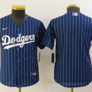 Youth Los Angeles Dodgers Blank Blue Stitched Jersey