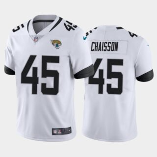Youth Nike Jaguars 45 K'Lavon Chaisson White Youth 2020 NFL Draft First Round Pick Vapor Untouchable Limited Jersey