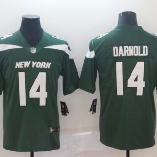 Youth Nike Jets 14 Sam Darnold Green Youth New 2019 Vapor Untouchable Limited Jersey