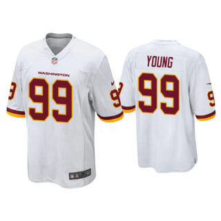 Youth Nike Washington 99 Chase Young White Limited Jersey