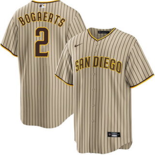 Youth Padres 2 Xander Bogaerts Brown Nike Cool Base Jersey