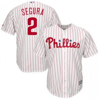 Youth Philadelphia Phillies #2 Jean Segura White Jersey