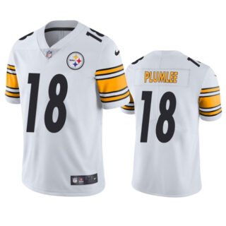 Youth Pittsburgh Steelers #18 John Rhys Plumlee White Vapor Untouchable Limited Stitched Jersey