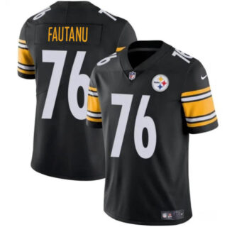 Youth Pittsburgh Steelers #76 Troy Fautanu Black Vapor Untouchable Limited Stitched Jersey